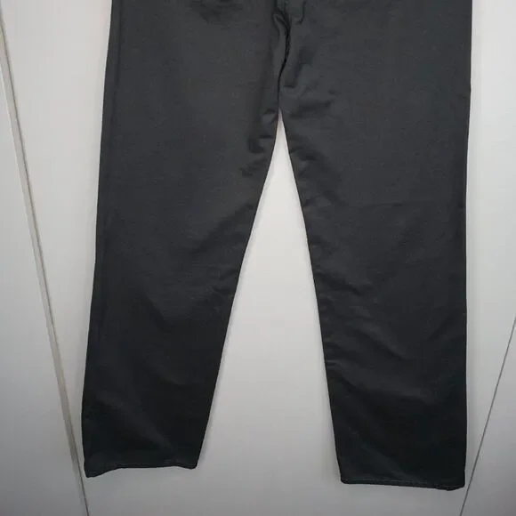 AG Women's Jeans Kora High Rise Wide Leg Jeans in Deep Black Wash size 25 - Picture 12 of 15